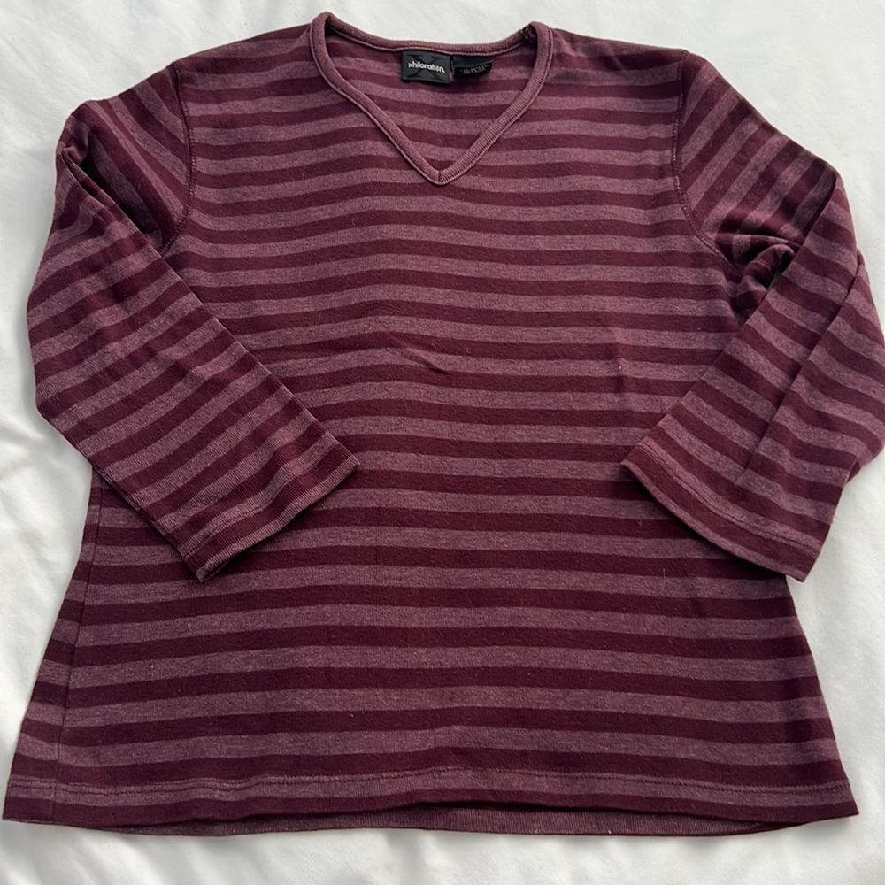 Mid sleeve cotton shirt